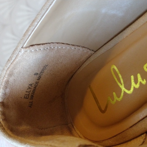 Lulus pointed toe tan flats - Picture 5 of 5